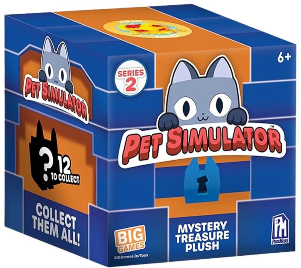 Pet Simulator Series 2 Mystery Treasure Plush Pokemon 6+ Kids New Soft Mini Toys